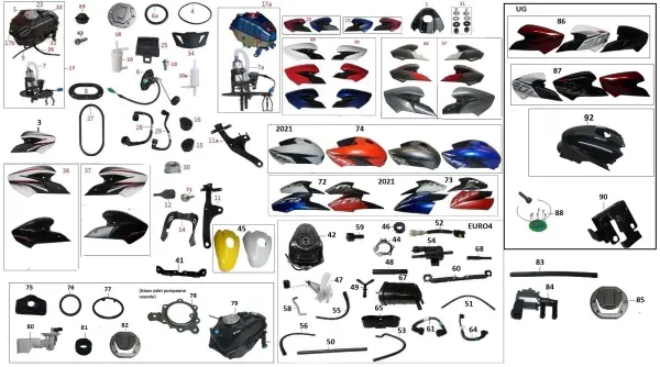 BAJAJ PULSAR NS200 YAKIT DEPO KAPAĞI (yakıt depo kilit çapı 13.6) — M-YAKIT DEPOSU (Türkiye)