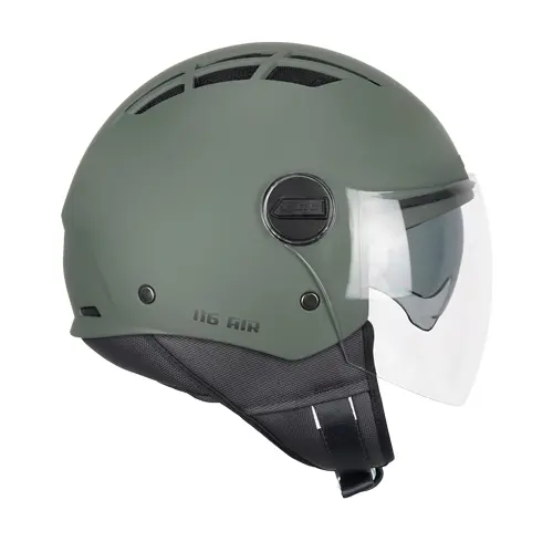 116A Air Açık Kask Yeşil Uzun Vizör+güneş Vizörlü - XL — Tüm Ürünler (Türkiye)