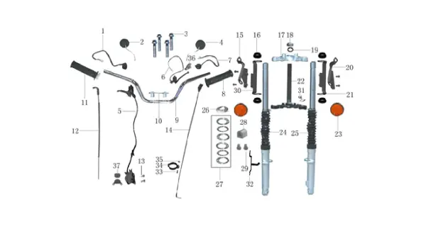 Rks XCG150 Far Kulağı Takım — XCG150 (Türkiye)