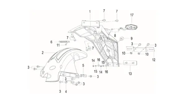 Rks Cityblade Arka İç Çamurluk — Cityblade (Türkiye)