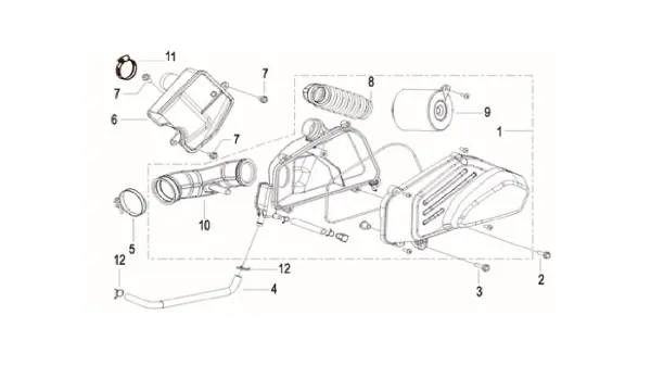 Rks Cityblade Hava Filtresi İçi — Cityblade (Türkiye)