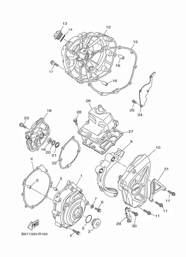 Yamaha MT-10 Orijinal Allen başlı civata 90110-06403 (2016-2024) — MT-10 (Türkiye)