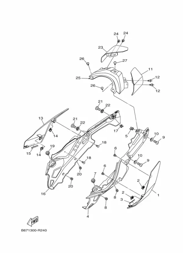 Yamaha MT-10 Orijinal Allen düğme başlı civata 90111-08010 (2016-2020) — MT-10 (Türkiye)