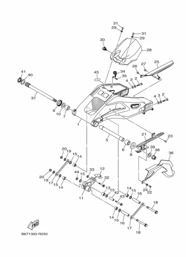 Yamaha MT-10 Orijinal Allen düğme başlı civata 90111-06091 (2016-2024) — MT-10 (Türkiye)